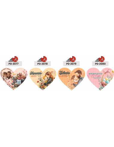 PUZZLE SERCE 19x18cm personalizowane TWOJE ZDJĘCIE prezent