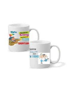 Kubek z Nadrukiem dla Emeryta Emerytki Personalizowany