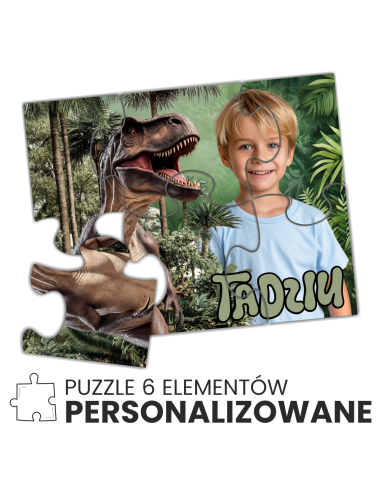 PUZZLE A5 dziecięce 6 elementów PERSONALIZOWANE zdjęcie