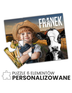 PUZZLE A5 dla dzieci 6 elementów DOWOLNE ZDJĘCIE NADRUK
