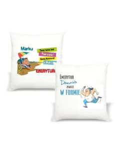 Poduszka z Nadrukiem Personalizowany Emeryta Emerytki