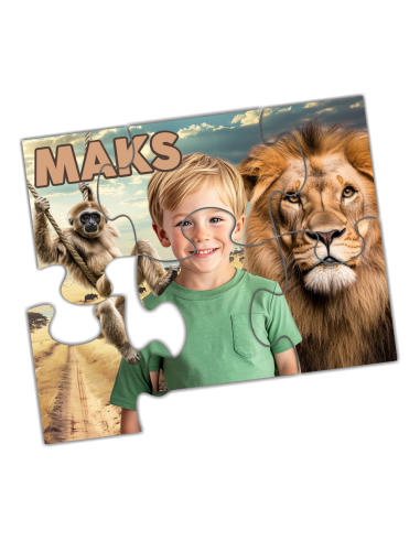 PUZZLE A5 dla dzieci 6 elementów DOWOLNE ZDJĘCIE NADRUK