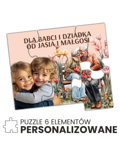 personalizowane PUZZLE A5 6 elementów FOTO PREZENT dziecko