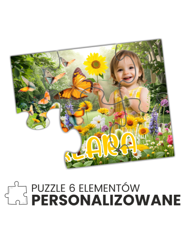 puzzle DZIECIĘCE A5 6 el. twoje zdjęcie NADRUK UV