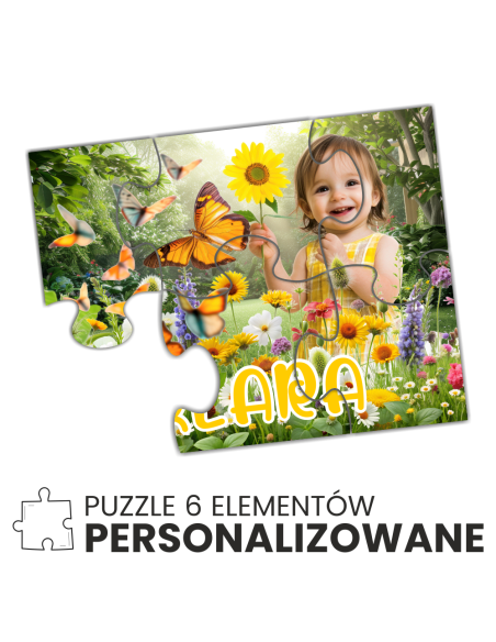 puzzle DZIECIĘCE A5 6 el. twoje zdjęcie NADRUK UV