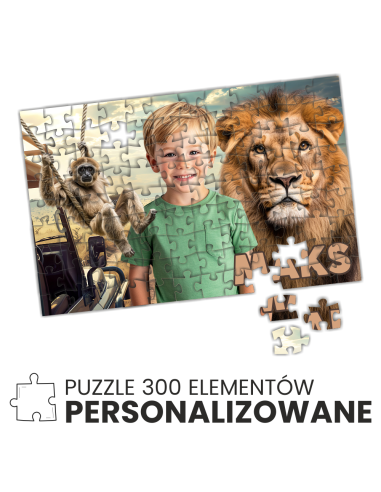 puzzle A3 30x40cm 300 elementów PERSONALIZOWANY NADRUK UV twoje zdjęcie