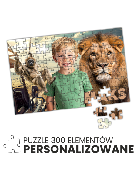 puzzle A3 30x40cm 300 elementów PERSONALIZOWANY NADRUK UV twoje zdjęcie