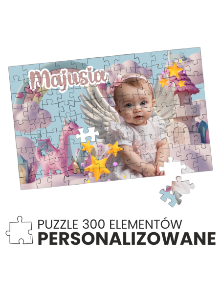 puzzle DZIECIĘCE A5 6 el. twoje zdjęcie NADRUK UV