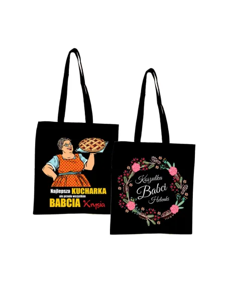 Eko Torba Nadrukiem dla Babci Personalizowany z Nadrukiem