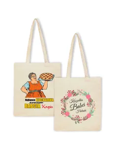 Eko Torba Nadrukiem Babci Prezent Dzień Babci dla Babci