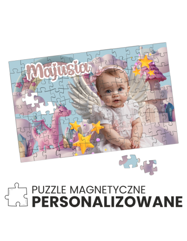 magnetyczne puzzle personalizowane 27,5x18,5cm 126 el. twoje zdjęcie UV