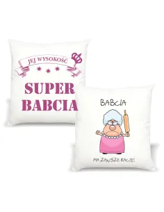 Poduszka z Nadrukiem Babci dla Babci Personalizowany
