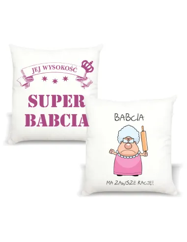 Poduszka z Nadrukiem Babci dla Babci Personalizowany