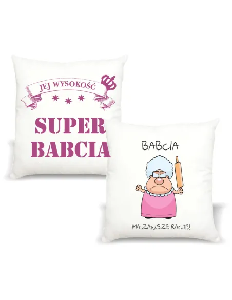 Poduszka z Nadrukiem Babci dla Babci Personalizowany