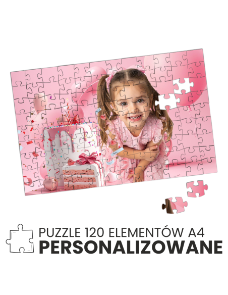 FOTO PUZZLE A4 ze zdjęcia FOTOPUZZLE 120 elementów