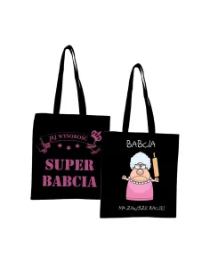 Eko Torba z Nadrukiem dla Babci Personalizowany na Prezent