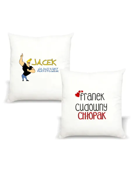 Poduszka Personalizowany z Nadrukiem Imieniem Największy