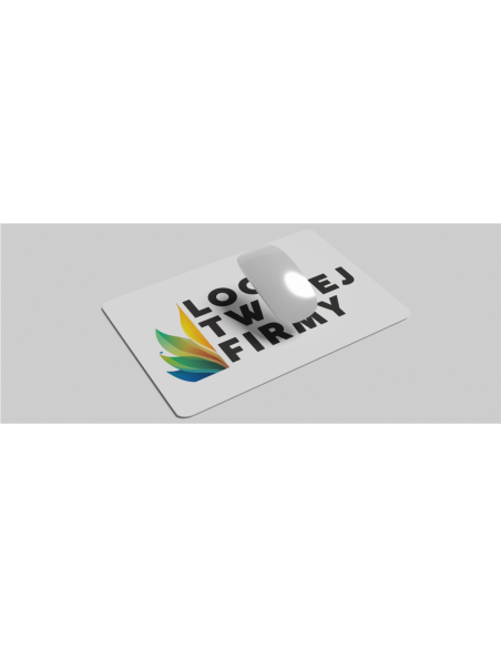 PODKŁADKA POD MYSZ Z NADRUKIEM FOTO LOGO REKLAMOWA 26x19cm 10szt