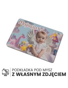 PODKŁADKA POD MYSZ z własnym nadrukiem PODKŁADKI TWOJE LOGO ZDJĘCIE grafika