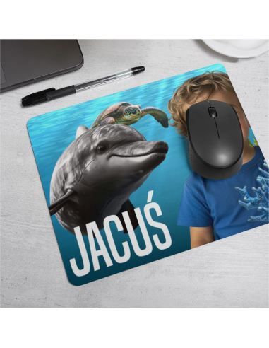 PODKŁADKA POD MYSZKĘ Z WŁASNYM NADRUKIEM TWÓJ NADRUK TEKST ZDJĘCIE LOGO