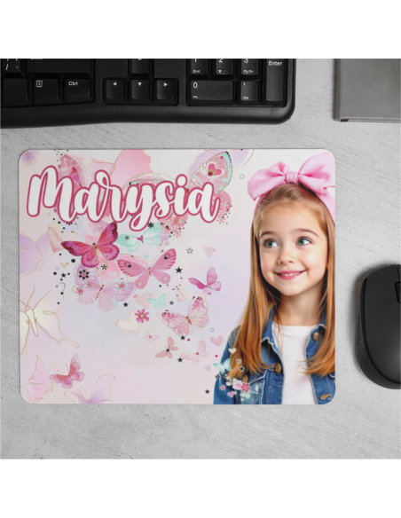 PODKŁADKA POD MYSZKĘ Z WŁASNYM NADRUKIEM TWÓJ NADRUK TEKST ZDJĘCIE LOGO