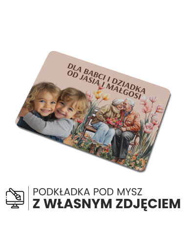 podkładka pod myszkę personalizowana ZE ZDJĘCIEM na prezent