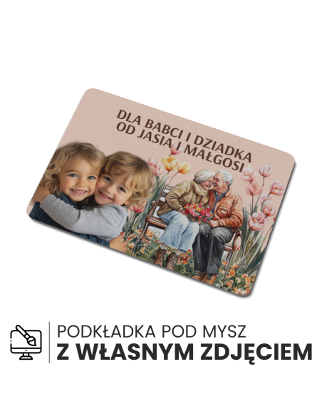 podkładka pod myszkę personalizowana ZE ZDJĘCIEM na prezent