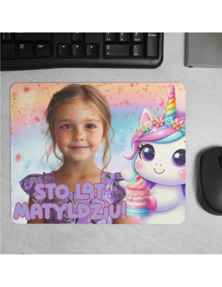 podkładka pod myszkę personalizowana ZE ZDJĘCIEM na prezent