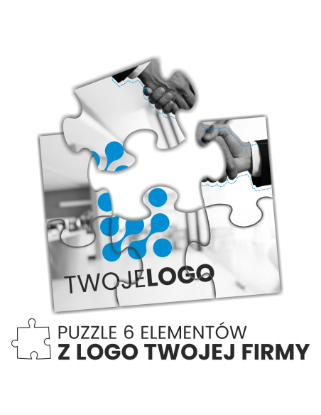 PUZZLE A5 6 elementów PERSONALIZOWANE zdjęcie TWOJE LOGO