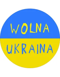 Naklejki 100 szt – Wolna Ukraina Etykiety 100 szt Promocyjny