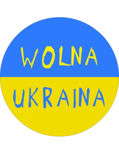 Naklejki 100 szt – Wolna Ukraina Etykiety 100 szt Promocyjny