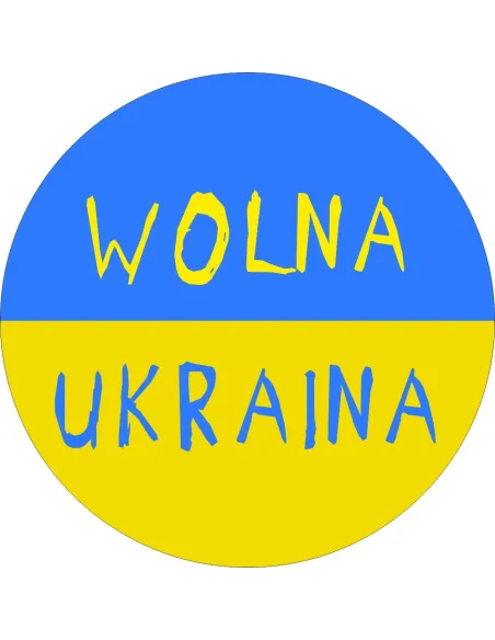 Naklejki 100 szt – Wolna Ukraina Etykiety 100 szt Promocyjny