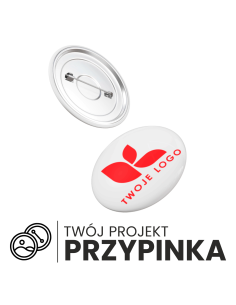 zestaw do przypinek 56mm 200szt komponenty metalowe z agrafką  buttony twoja grafika