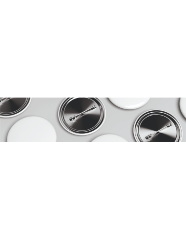 przypinki z nadrukiem logo BUTTONY 56mm 100 sztuk gadżety reklamowe