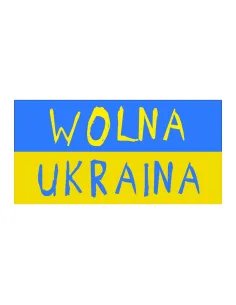 Naklejki Personalizowany z Nadrukiem Solidarni Ukrainą