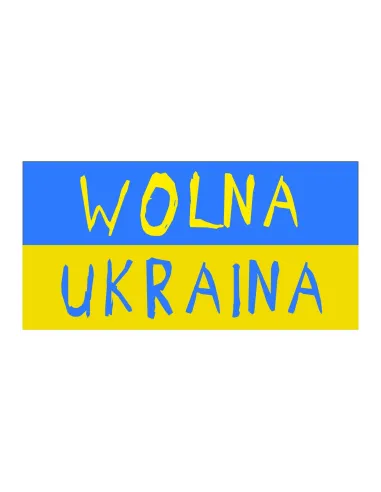 Naklejki Personalizowany z Nadrukiem Solidarni Ukrainą