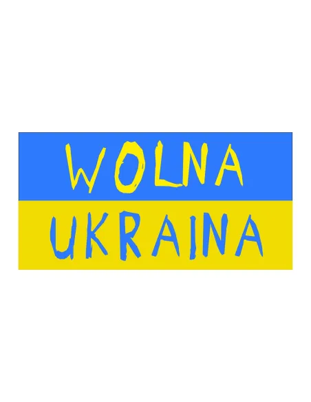 Naklejki Personalizowany z Nadrukiem Solidarni Ukrainą