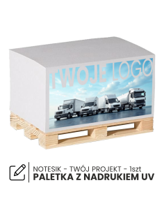 MINIPALETA KARTECZKI do notatek PALETA z nadrukiem UV TWOIM LOGO 1szt