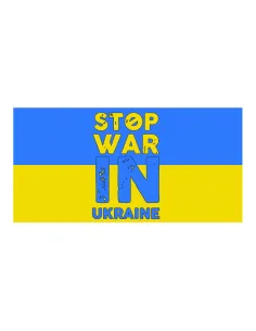 Magnes Flaga Ukrainy z Nadrukiem Reklamowy na Samochód