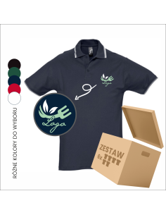 Polo firmowe z haftem Elegancka odzież reklamowa - 6 sztuk  Twoje Logo
