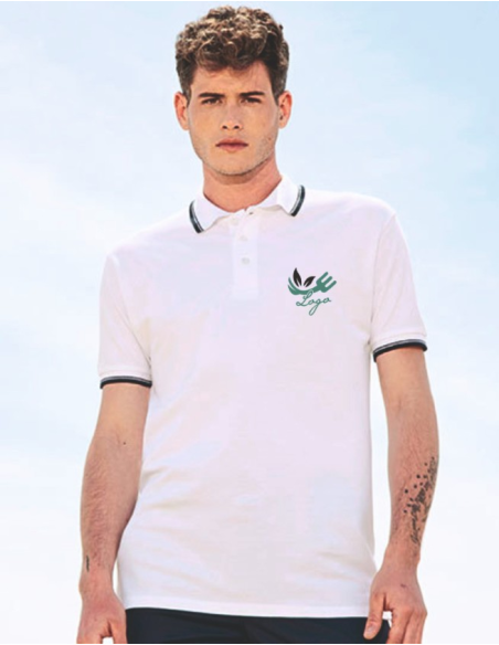 Polo firmowe z haftem Elegancka odzież reklamowa - 6 sztuk  Twoje Logo