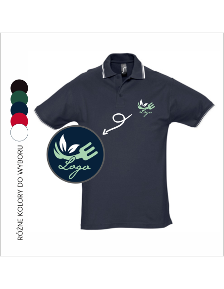 Koszulka polo z haftem Odzież reklamowa Logo i personalizacja