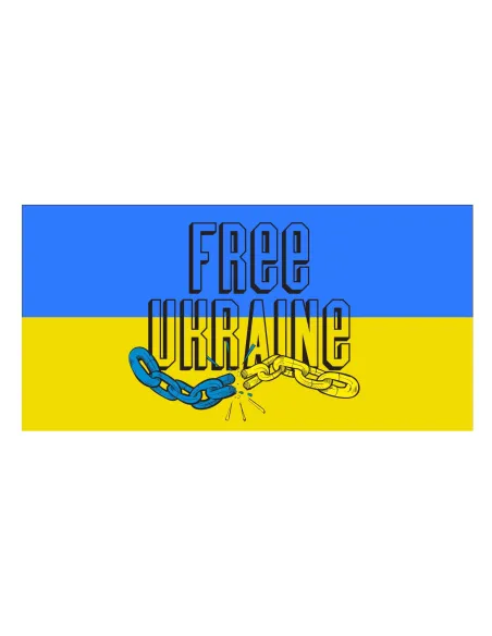 Naklejka Magnes na Auto Samochód Wolna Ukraina 2x Pamiątkowe