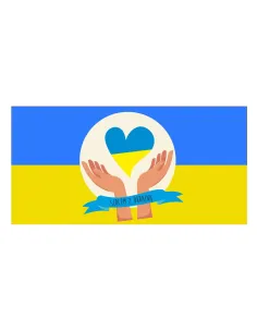 Naklejka – Na Auto Magnes Samochód Wolna Ukraina z Nadrukiem