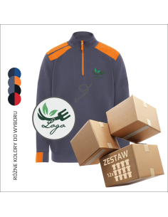 Bluza z zamkiem i personalizacją | Odzież reklamowa | Haft 12szt