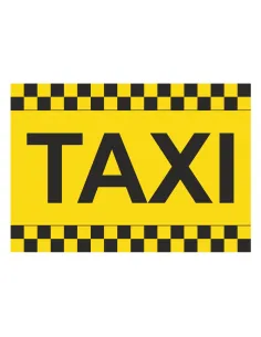 Naklejka – Na Samochód Magnes Oznakowanie Auto Taxi