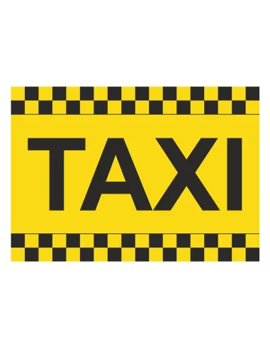 Naklejka – Na Samochód Magnes Oznakowanie Auto Taxi