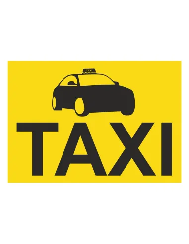 Magnes na Samochód Oznakowanie Naklejka Auto Taxi Reklamowy