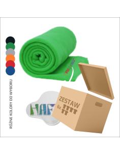 Koc polarowy z haftem | Personalizacja | Komfort i wzornictwo 6szt