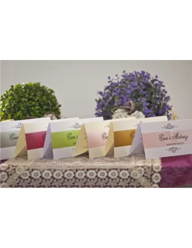 Zaproszenia Ślubne – Dl z Papierem Perłowym Elegancki